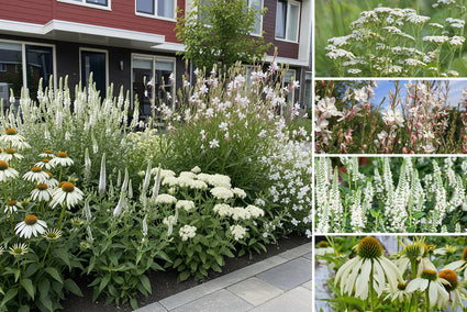 Borderpakket Maaike - Prairietuin met vaste planten Wit - Prairieborder - Zon