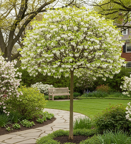Sneeuwklokjesboom - Halesia carolina hoogstam boom
