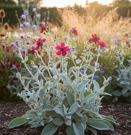 Lychnis coronaria 'Atrosanguinea'