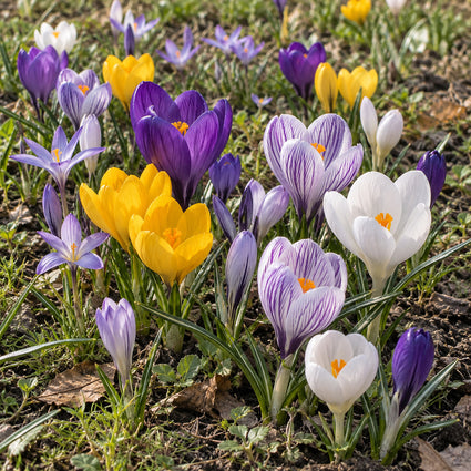 Bloembollen Crocus pakket: Mix 140 bloembollen