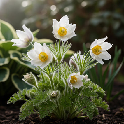 Wildemanskruid (Wit) - Pulsatilla vulgaris 'Alba'