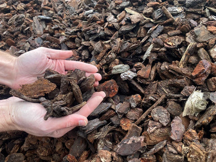 Aanbieding Franse boomschors 20 tot 40mm (Grof) DCM - 7 zakken van 70L