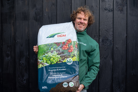 BIO Organische Moestuin, Groente & Fruitbomen aanplantgrond - Bundel 6 x 60 liter zak - DCM