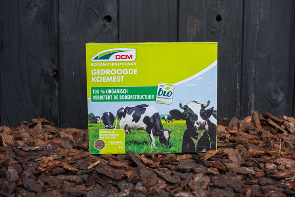 Gedroogde Koemestkorrels voor bomen - DCM Zak