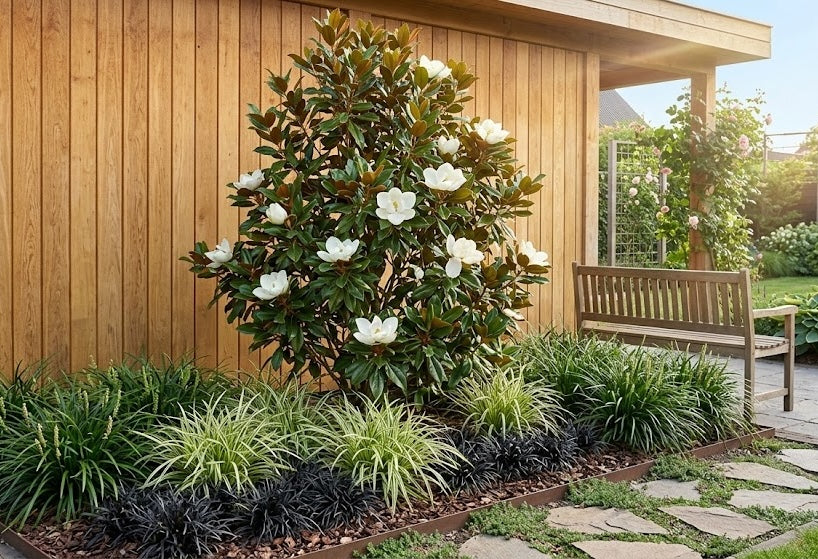 Magnoliaページ Kleine Magnolia (Wintergroen) - Grandiflora Little Gem