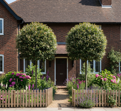 volgroeide olijfwilg op hoge stam eleagnus compacta