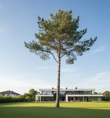 Grove den - Pinus sylvestris hoogstam boom