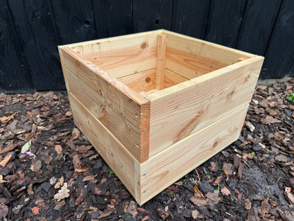 Plantenbak Lariks Douglas Hout 50x50x40 cm Op=Op aanbieding