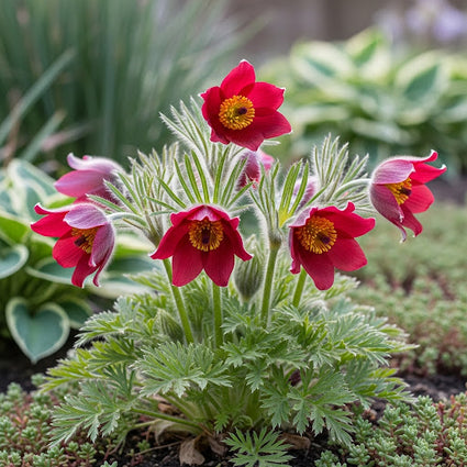 Wildemanskruid - Pulsatilla vulgaris 'Rubra'