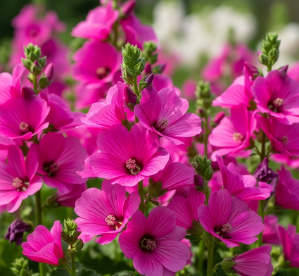 Griekse malva - Sidalcea oregana 'Brilliant'