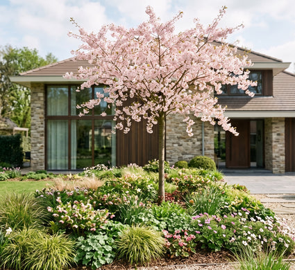 Sierkers (Lichtroze) hoogstam boom - Prunus subhirtella 'Autumnalis Rosea'
