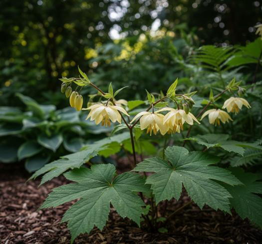 Wasbloem 'Kirengeshoma'