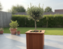 Plantenbak Vierkant Hardhout 75x75x60 cm
