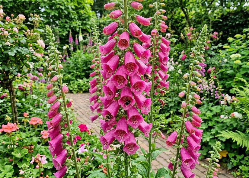 Vingerhoedskruid (Roze/Rood) - Digitalis 'Mertonensis'