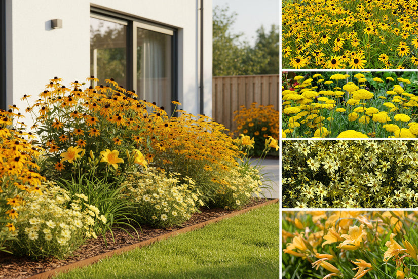 Borderpakket Janneke - Vaste planten Geel bloeiend - Zon & halfschaduw