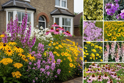 Borderpakket Saar - Vlindertuin - Vaste planten Roze & Geel - Zon