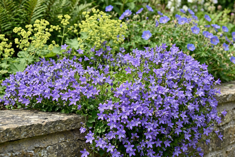 Kruipklokje - Campanula poscharskyana 'Lisduggan Variety'