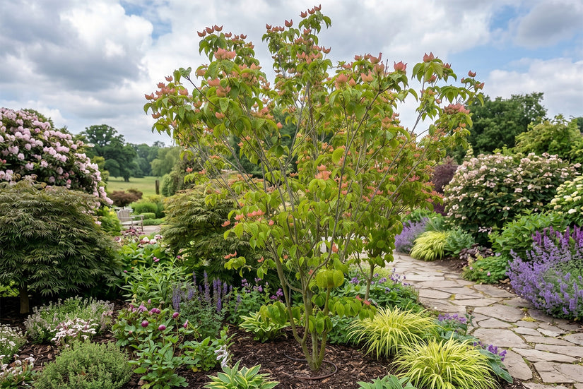 Japanse grootbloemige Kornoelje - Cornus kousa 'Rosy Teacups'