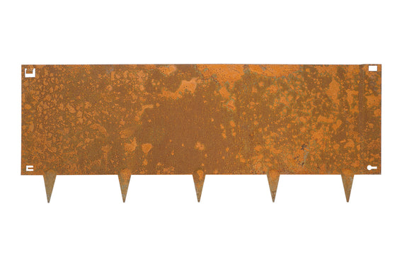 Cortenstaal borderrand 106 cm strip Hoogte 40 cm Wovar - Voor recht en flexibel