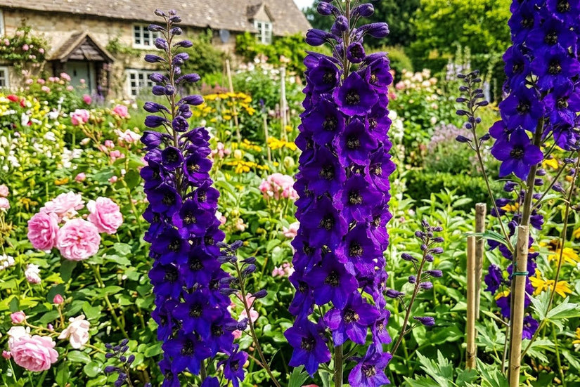 Biologische Ridderspoor - Delphinium 'Black Knight'