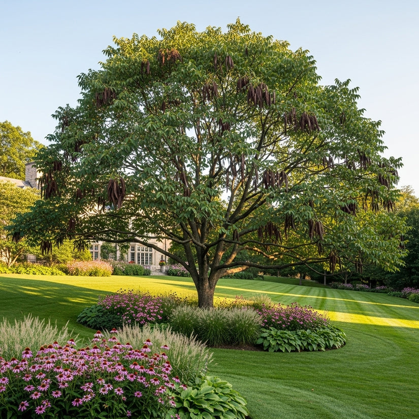 ai sfeerbeeld Doodsbeenderenboom - Gymnocladus dioica in landgoed tuin