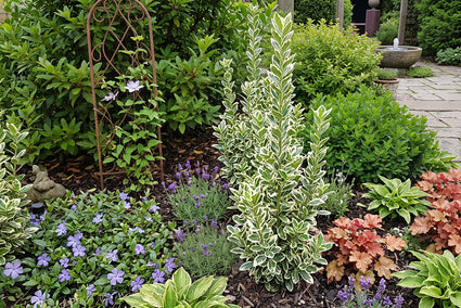 Japanse kardinaalsmuts - Euonymus japonicus 'White Spire' Zuilvorm