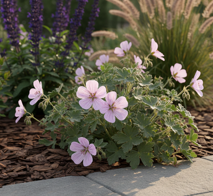 Ooievaarsbek - Geranium cinereum 'Ballerina'