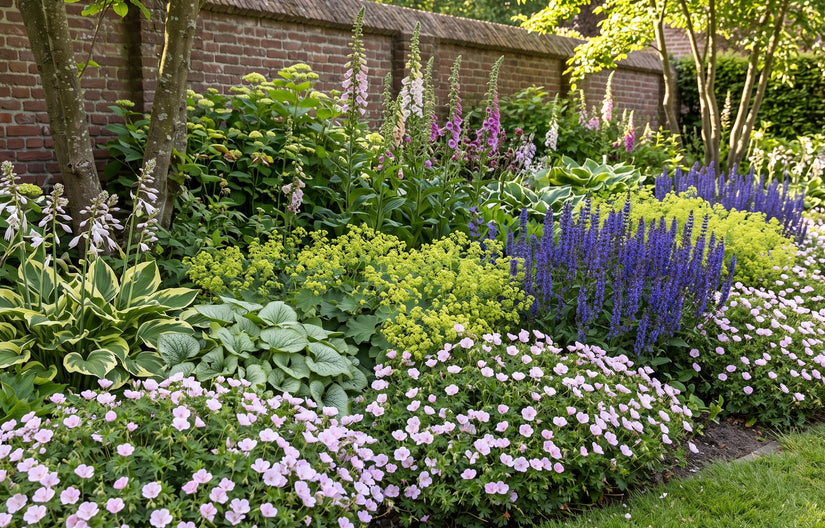 Biologische Bloedooievaarsbek - Geranium sanguineum 'apfelblüte'