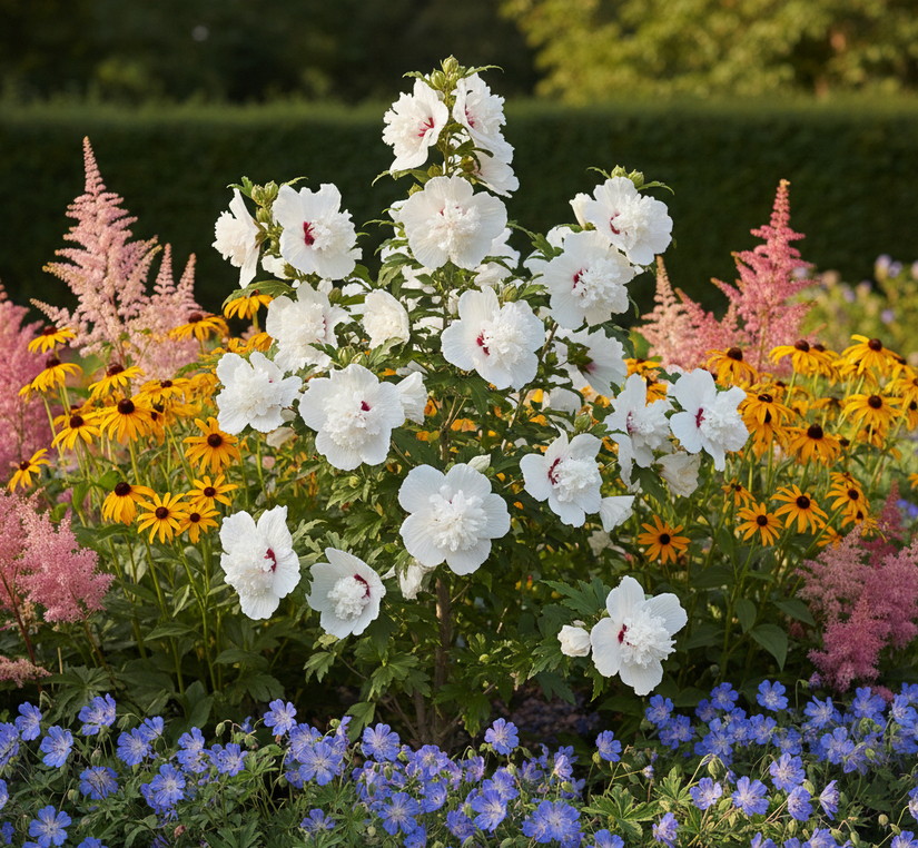 Altheastruik (Wit) - Hibiscus syriacus 'White Chiffon'