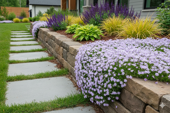 Kruipvlambloem/ Flox (Hoogte 15 cm) - Phlox subulata 'Emerald Cushion Blue'