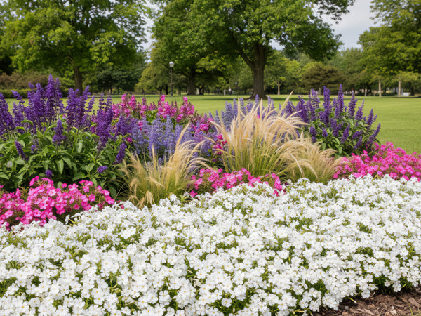 Kruipvlambloem (Hoogte 15 cm, Wit) - Phlox subulata 'White Delight'