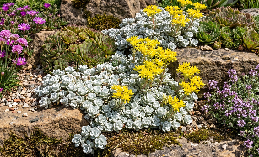 Biologisch Vetkruid - Sedum spathulifolium 'Cape Blanco'