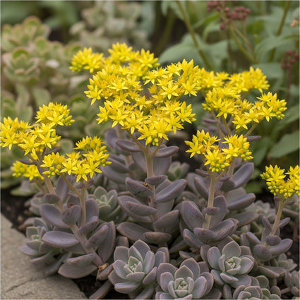 Vetkruid - Sedum spathulifolium 'Purpureum'