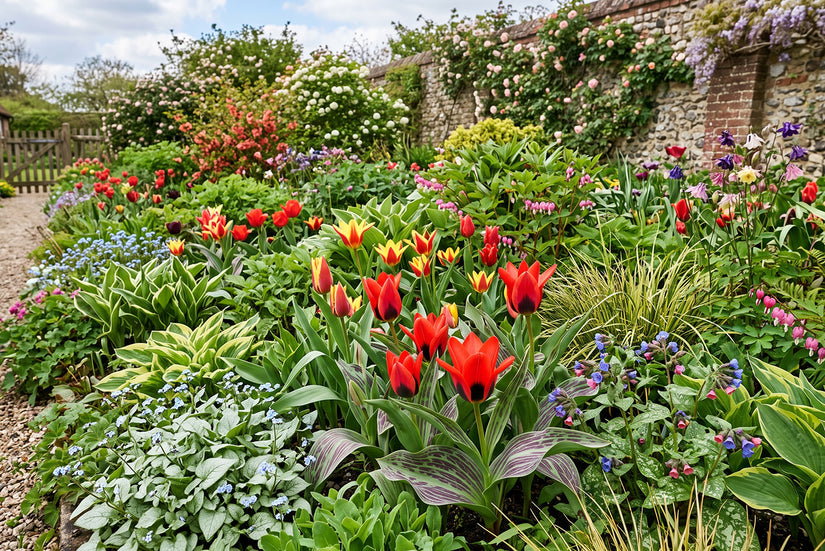 Tulipa Greigii Tulpen Mix - 30 vroegbloeiende bloembollen