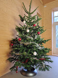 Easyfix Kerstboomstandaard Maxi Antraciet voor 2 tot 3 meter kerstboom - XL bak doorsnee 49 cm