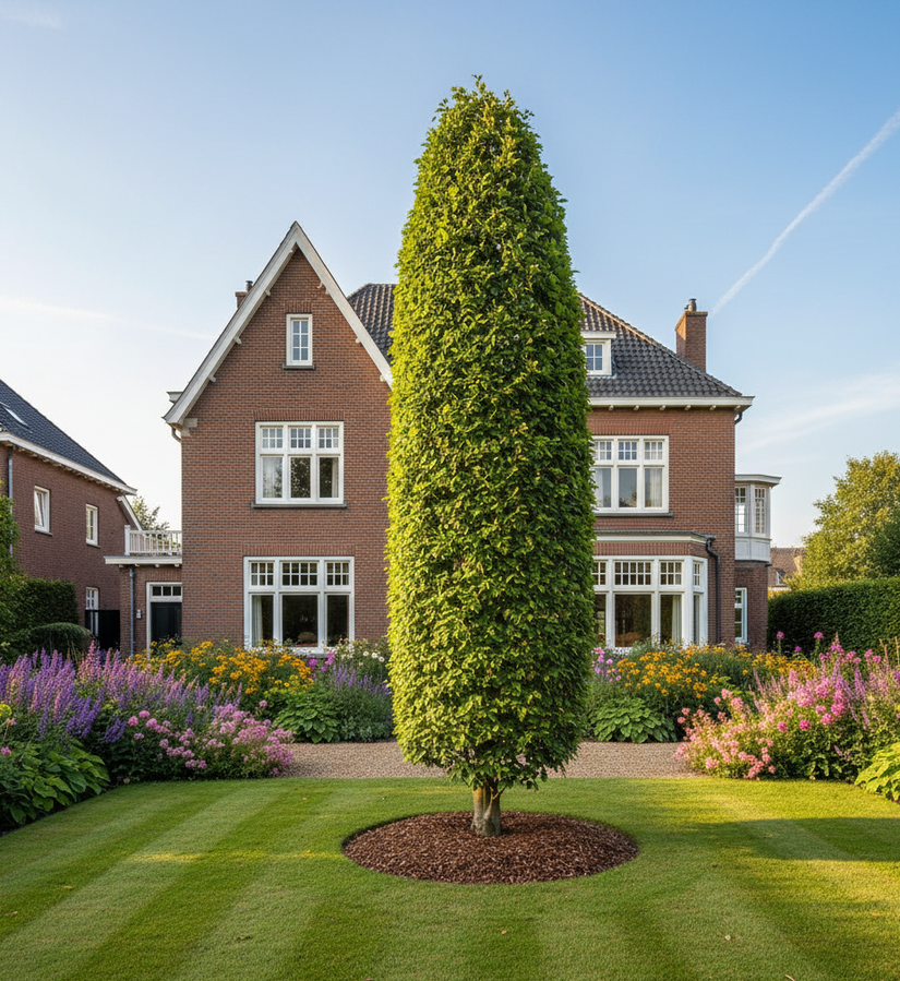 Zuilbeuk - Carpinus betulus 'Fastigiata' beveerd