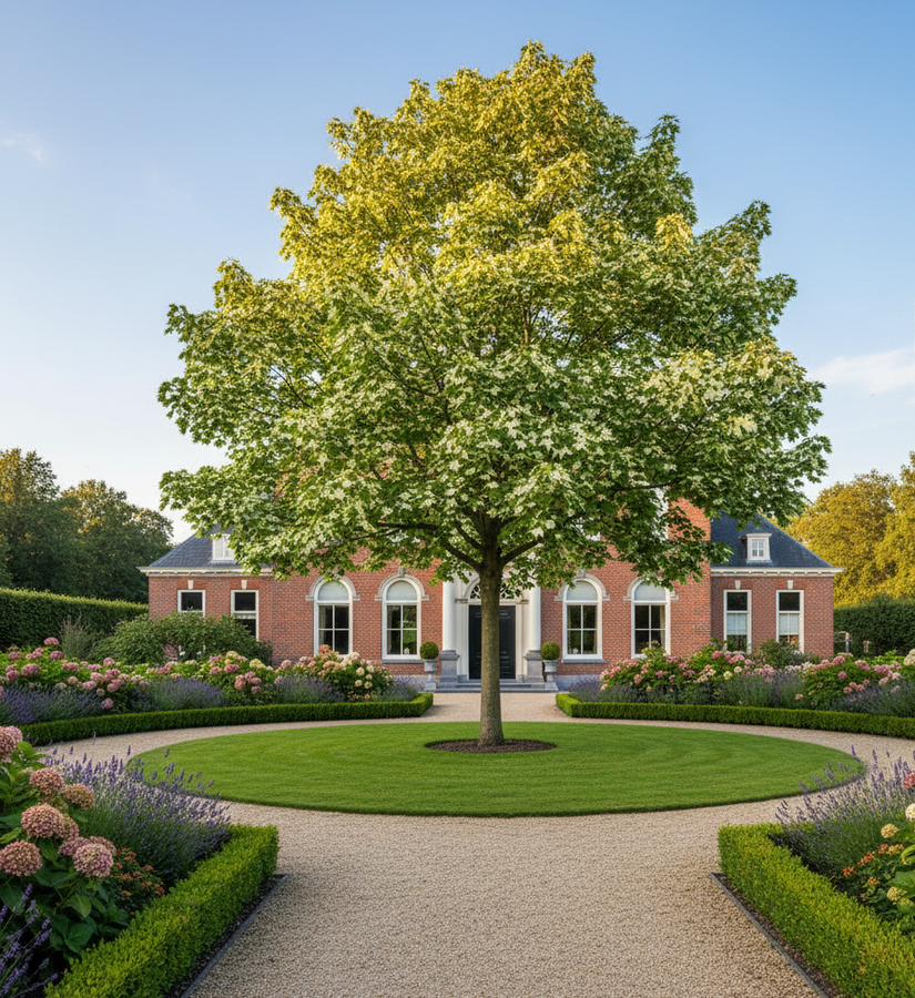 Bonte Noorse Esdoorn - Acer platanoides 'Drummondii'