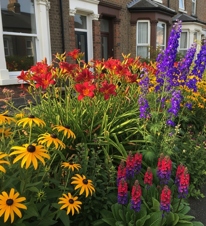 Borderpakket Lennart - Langbloeiende mix vaste planten - Halfschaduw & Zon