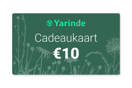 Yarinde cadeaukaart 10 tot 200 euro