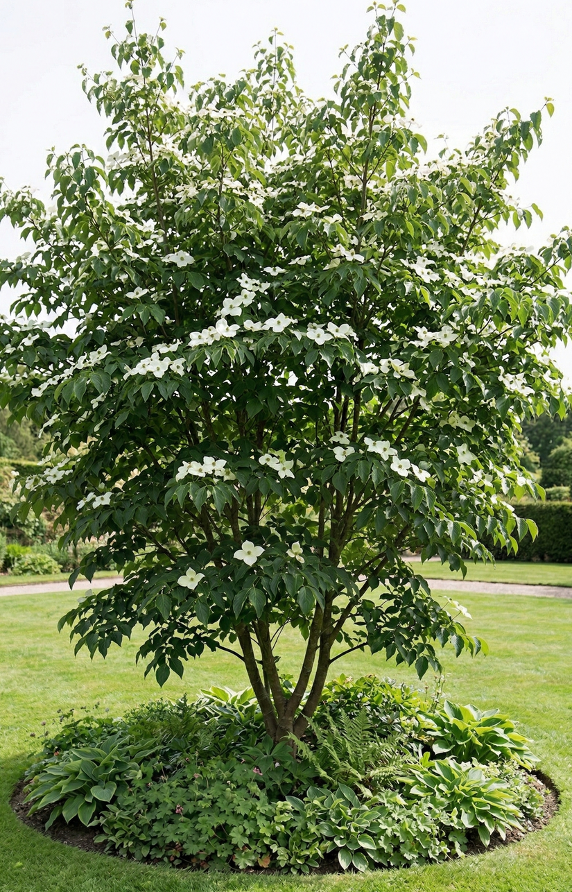 Japanse grootbloemige kornoelje - Cornus kousa 'Teutonia'