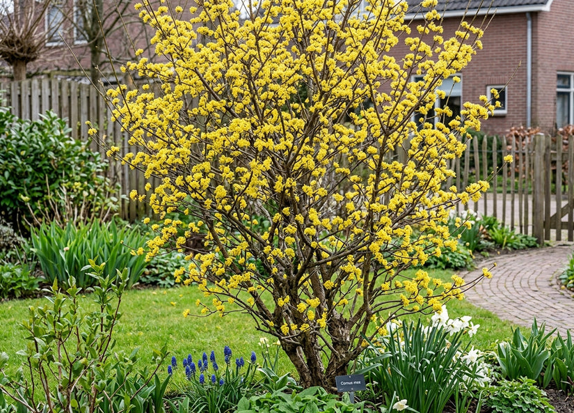 Biologische Gele kornoelje - Cornus mas (Inheemse sierheesters)
