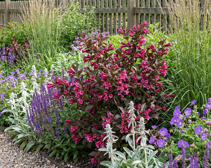 Donkerbladige Weigelia - Weigela Floria 'Foliis purpureis'