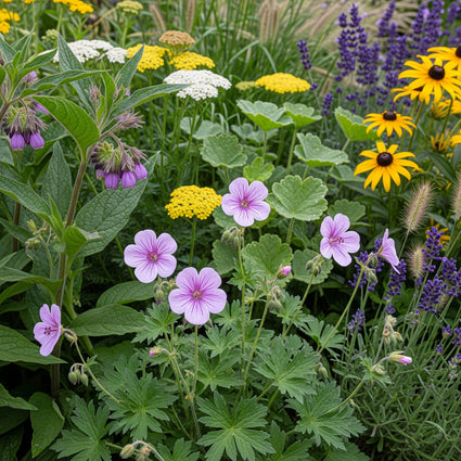 Ooievaarsbek - Geranium cinereum 'Ballerina'