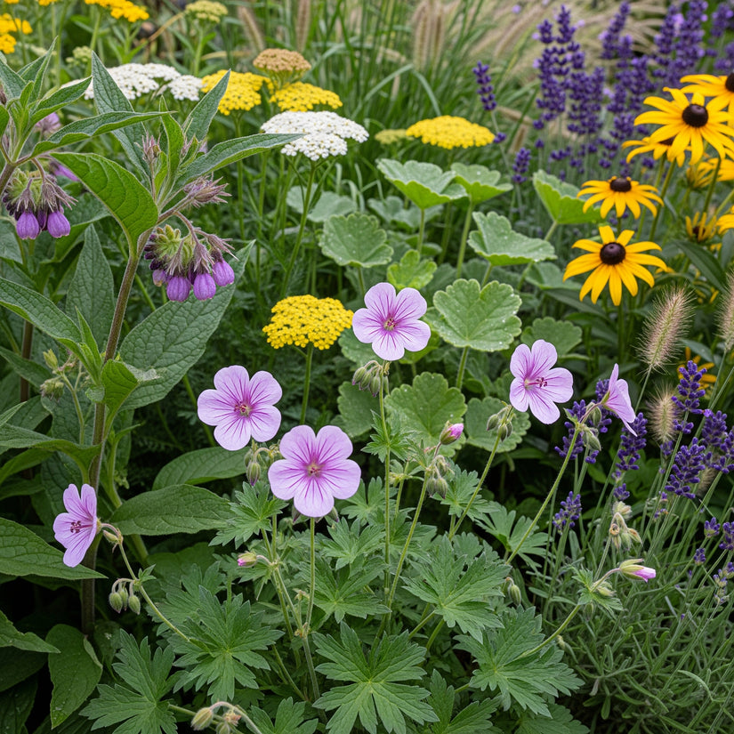 Ooievaarsbek - Geranium cinereum 'Ballerina'