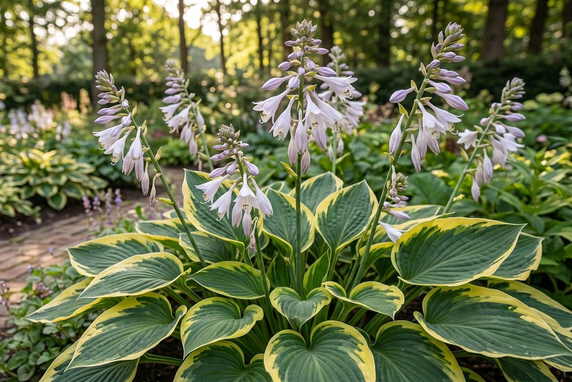 Biologisch Hartlelie - Hosta 'Fortunei Aureomarginata'