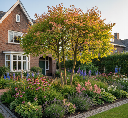 Katsoera - Cercidiphyllum Japonicum (Katsura) meerstammig & op hoge stam