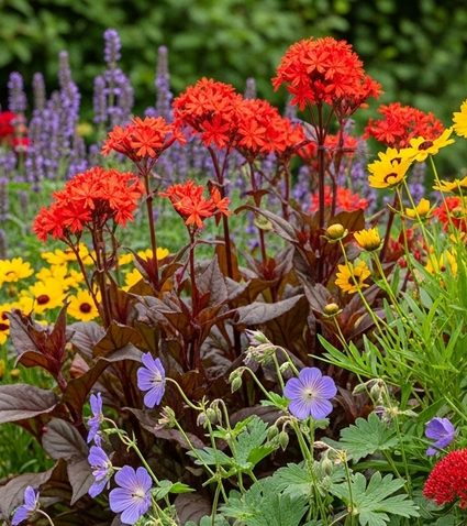 Koekoeksbloem - Lychnis x arkwrightii 'Vesuvius'