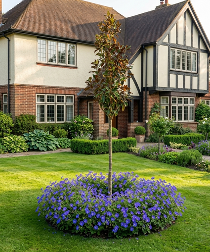 Wintergroene Beverboom op hoge stam - Magnolia grandiflora 'Goliath'