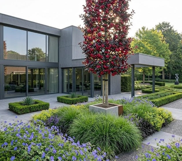 Sierappel - Malus toringo 'Scarlet' zuilboom