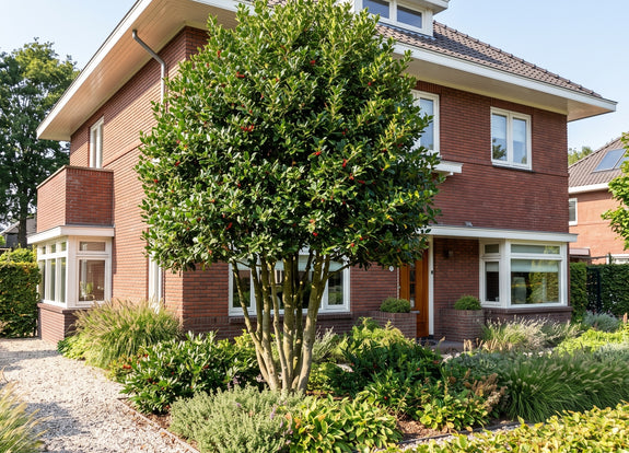 Groene Hulst - Ilex 'Nellie R. Stevens' meerstammig